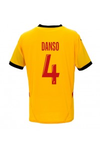 Fotbalové Dres RC Lens Kevin Danso #4 Domácí Oblečení 2024-25 Krátký Rukáv